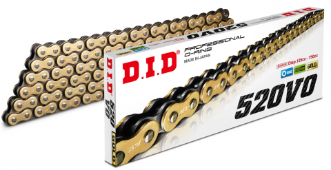 D.I.D. 520VO 120 Link Chain Gold